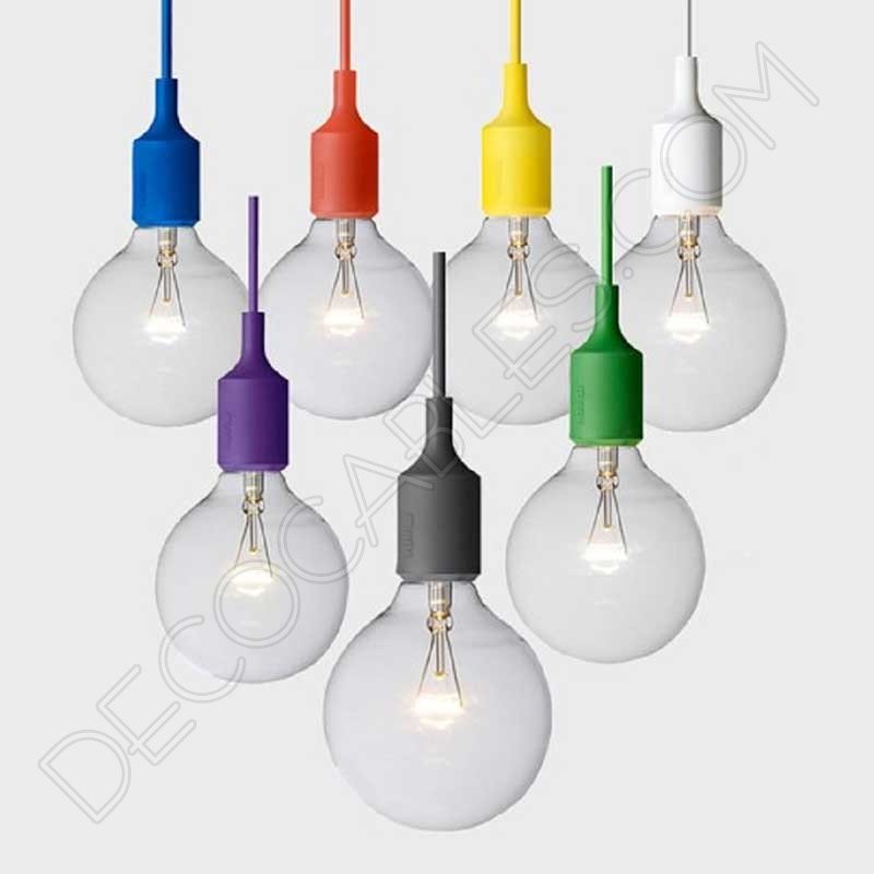 Lámpara colgante de silicona varios colores Lámpara colgante de silicona varios colores