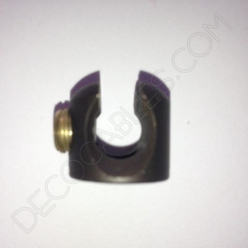 Sujeción de techo para cable color anticuario