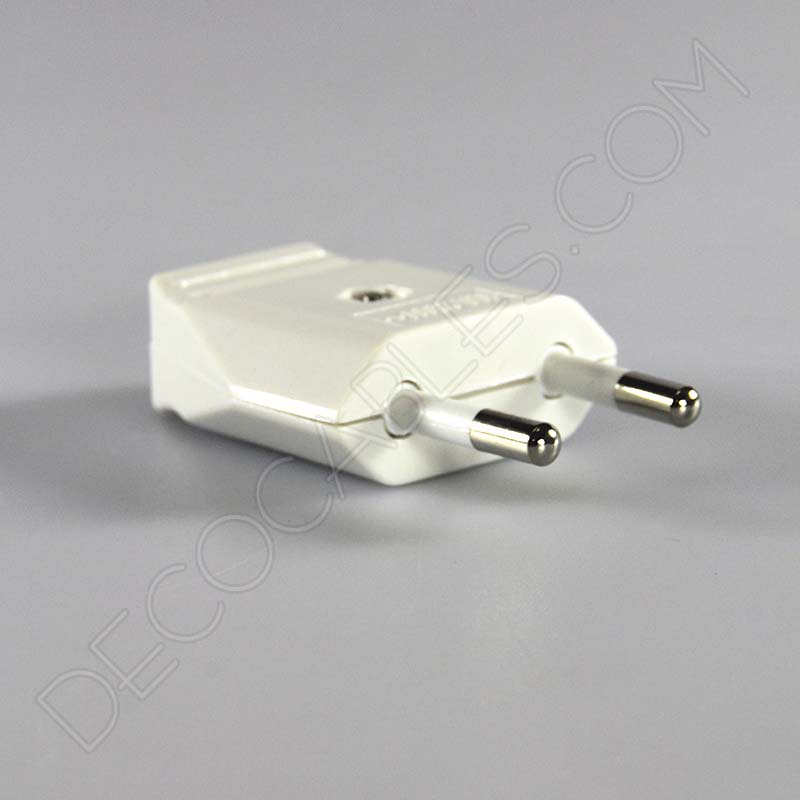 Clavija macho blanca Clavija macho blanca