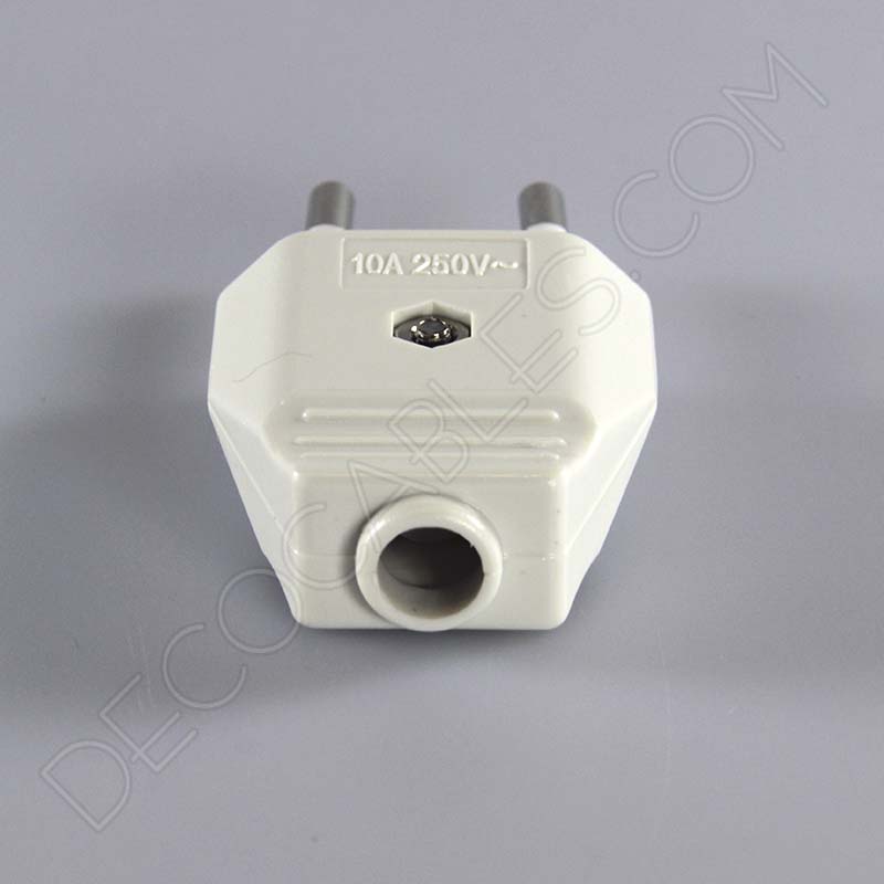 Clavija macho blanca Clavija macho blanca