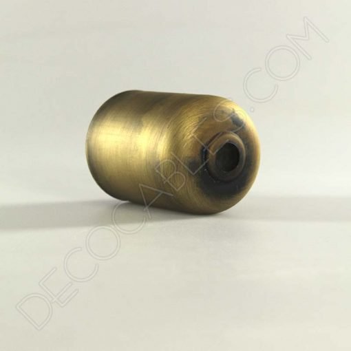 Cubre portalámparas (varios colores) 21 Cubre portalamparas exterior metálico decorativo en color anticuario