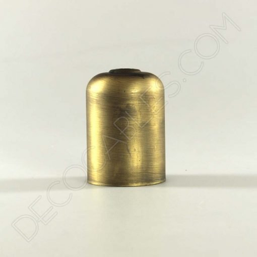 Cubre portalámparas (varios colores) 20 Cubre portalamparas exterior metálico decorativo en color anticuario