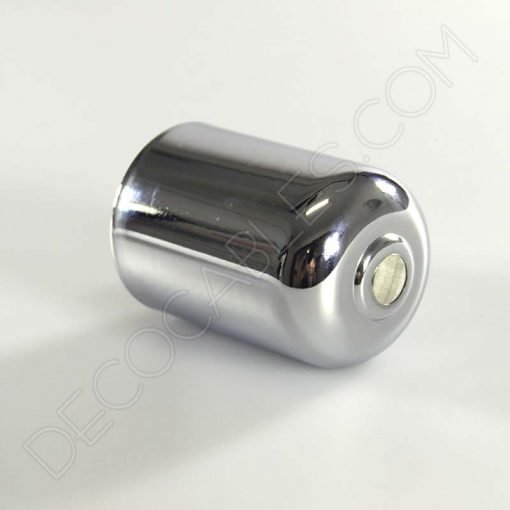 Cubre portalámparas (varios colores) 12 Cubre portalamparas exterior metálico decorativo cromado