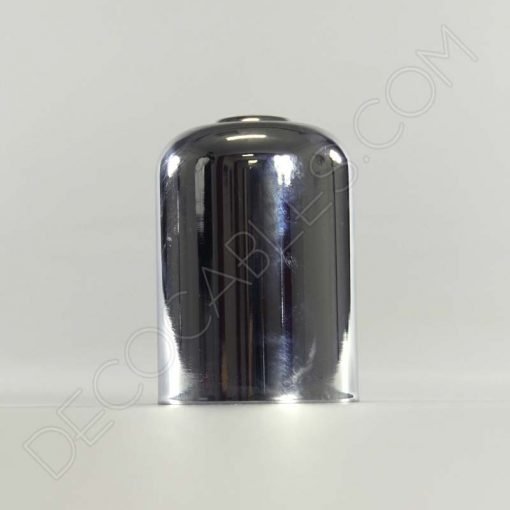 Cubre portalámparas (varios colores) 11 Cubre portalamparas exterior metálico decorativo cromado