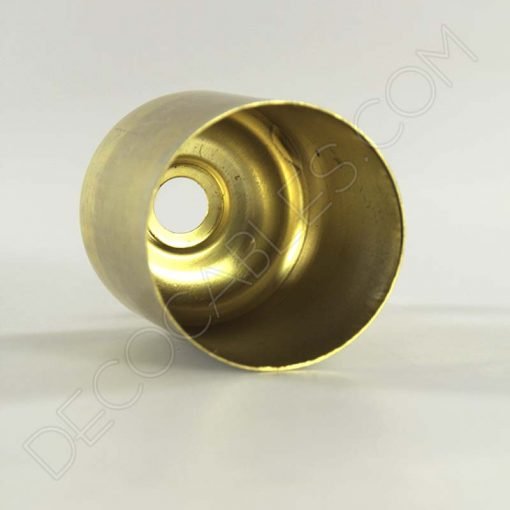 Cubre portalámparas (varios colores) 10 Cubre portalamparas exterior metálico decorativo en color dorado