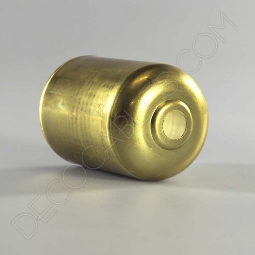 Cubre portalámparas (varios colores) 9 Cubre portalamparas exterior metálico decorativo en color dorado