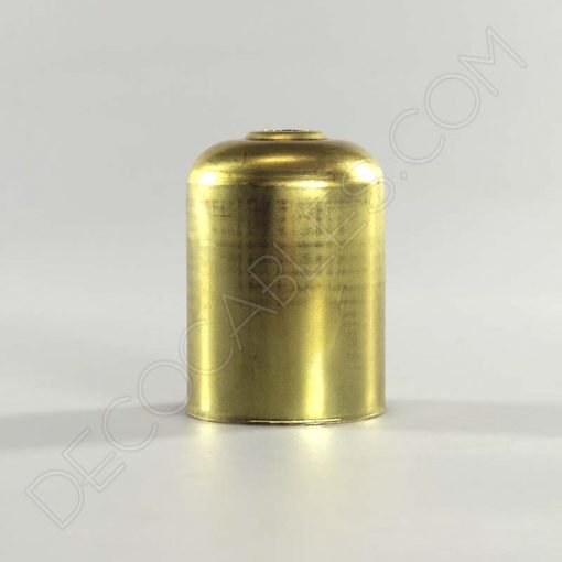 Cubre portalámparas (varios colores) 8 Cubre portalamparas exterior metálico decorativo en color dorado