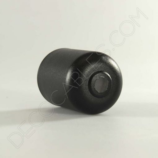 Cubre portalámparas (varios colores) 6 Cubre portalamparas exterior metálico decorativo en color negro