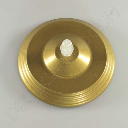 Florón metálico completo para lámpara (varios colores) 7 Florón metálico dorado