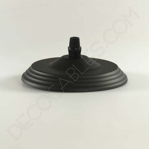 Florón metálico completo para lámpara (varios colores) 6 Florón metálico negro