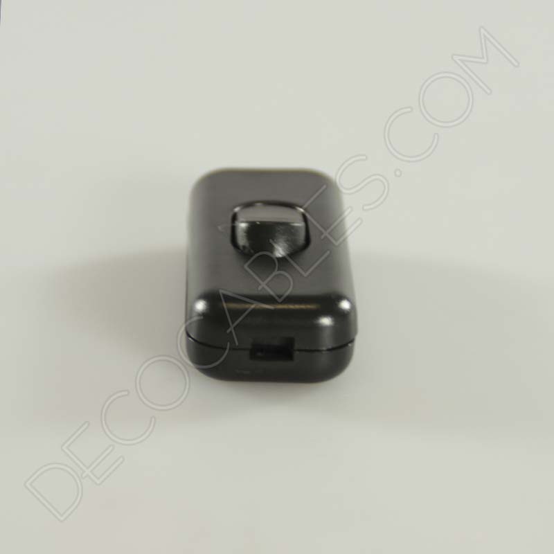 Interruptor de paso para lámparas unipolar en color negro Interruptor de paso para lámparas unipolar en color negro