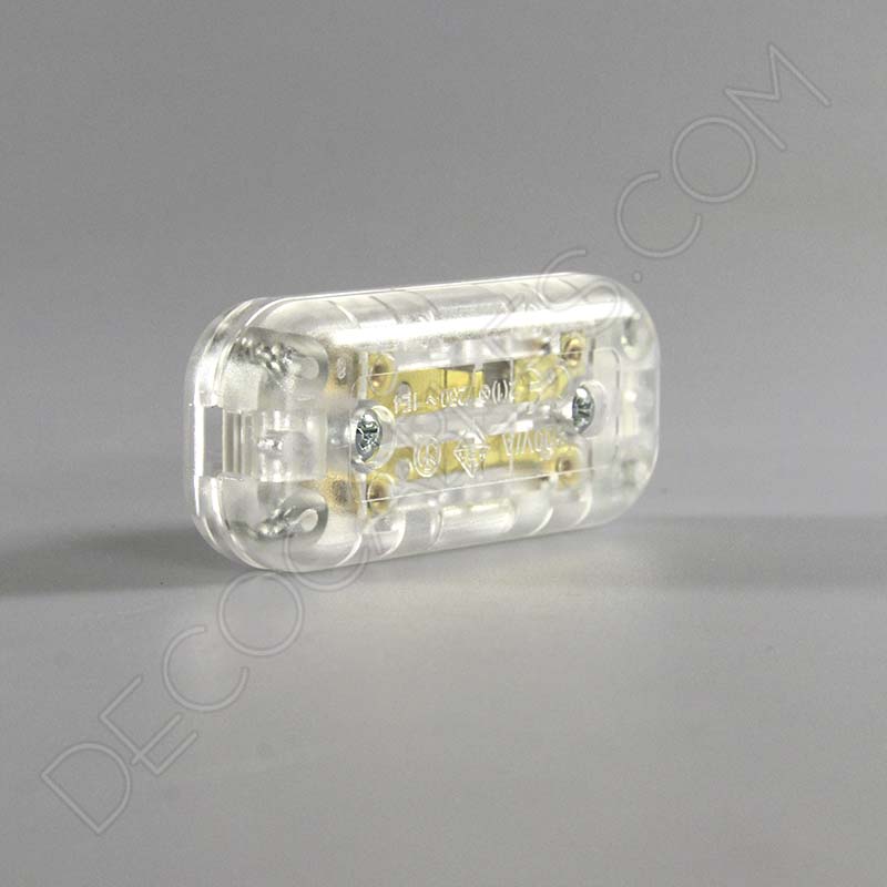 Interruptor de paso para lámparas unipolar transparente Interruptor de paso para lámparas unipolar transparente