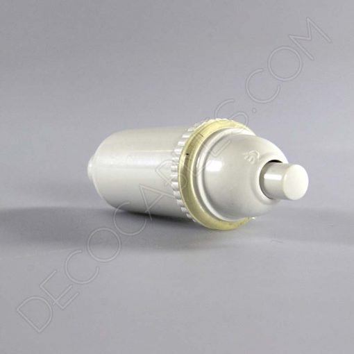 Interruptor de perilla para lámparas en color blanco