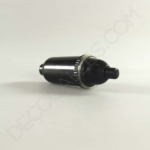 Interruptor de perilla para lámparas en color negro