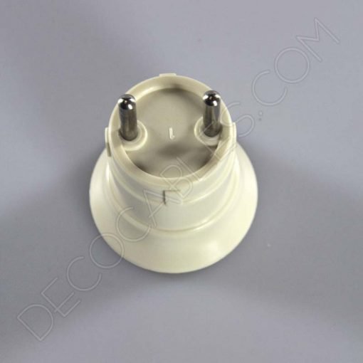 Portalámparas con enchufe E27 2 Portalámparas con enchufe blanco