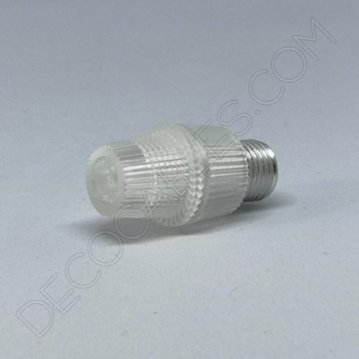 Presa cable plástico transparente