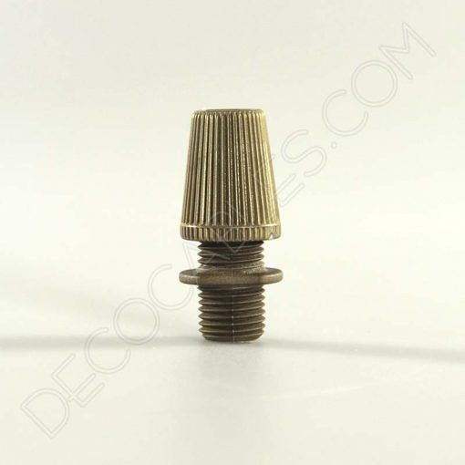 Presa cables plástico (varios colores) 9 Presacable de plástico dorado para portalámparas y florones