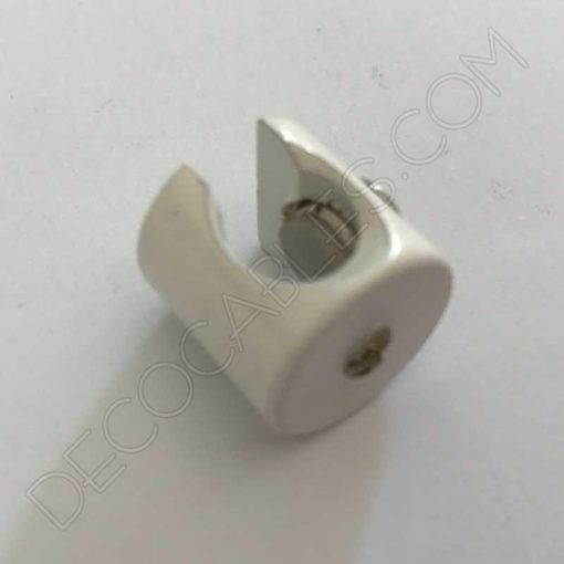 Sujeción techo para cable (varios colores) 18 Sujeción cable para techo blanco