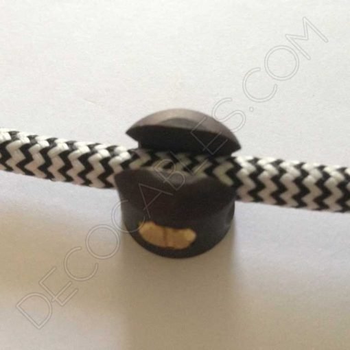 Sujeción techo para cable (varios colores) 2 Sujeción metálica para cables color anticuario