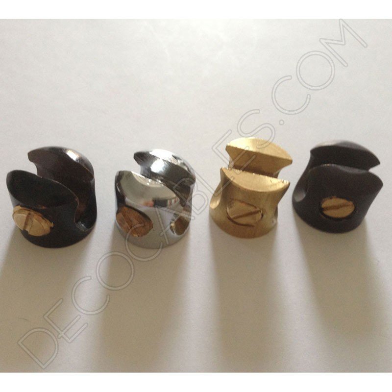 Sujeción metálica para cables de varios colores Sujeción metálica para cables de varios colores