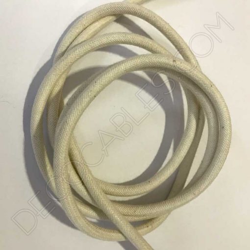 Cable textil eléctrico (Algodón) 2 Cable eléctrico textil redondo de algodón