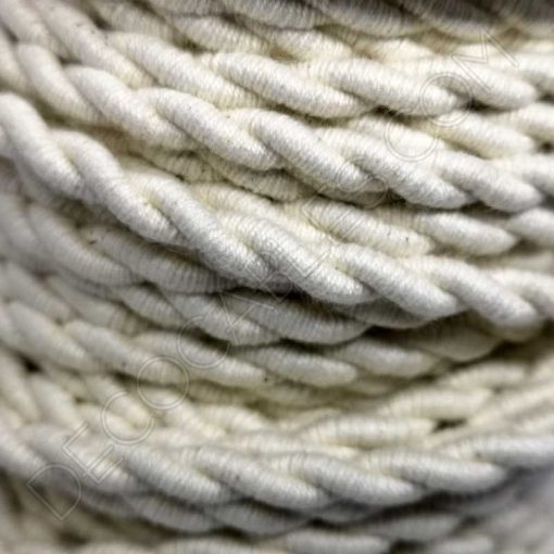Cable trenzado (Algodón) 2 cable eléctrico trenzado color algodón