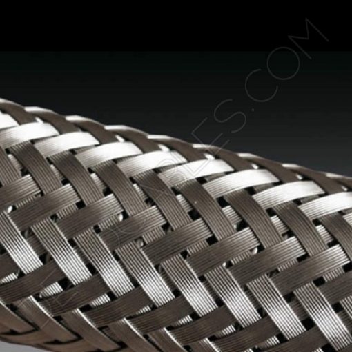 Cable eléctrico forrado de hilo metálico 2x0.75 (plata) 7 Cable eléctrico redondo metálico de color plata