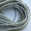 Cable eléctrico forrado de hilo metálico 2x0.75 (plata) 7 Cable eléctrico redondo metálico de color plata