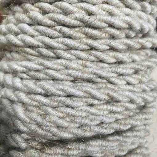 Cable eléctrico trenzado de algodón natural