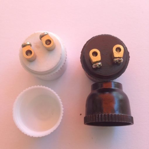 Portalámparas mini liso E14 7 Portalámparas casquillo mini