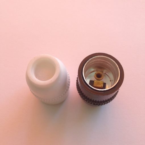 Portalámparas mini liso E14 8 Portalámparas casquillo mini