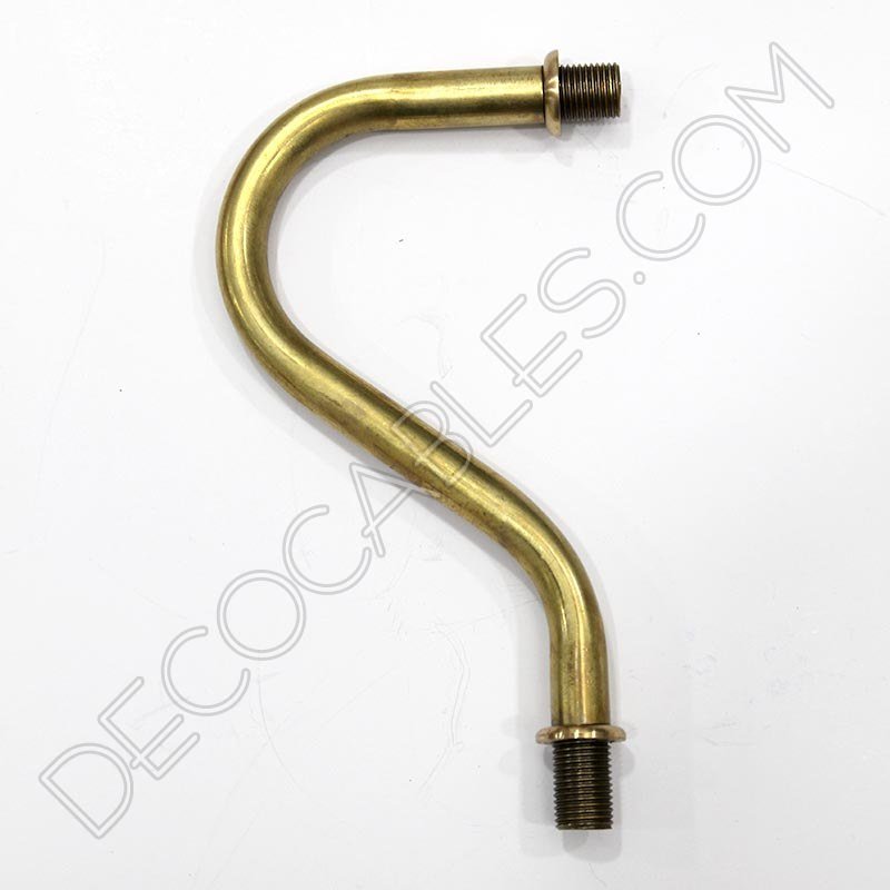 Brazo para lámpara en latón Brazo para lámpara en latón