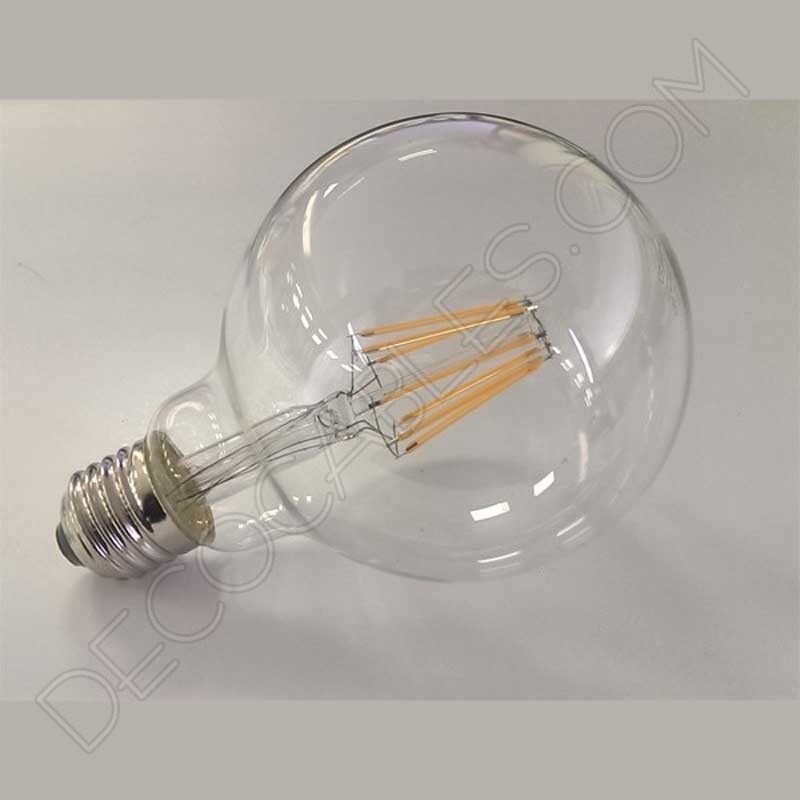 Bombilla globo filamento led 6w casquillo E27 Bombilla globo filamento led 6w casquillo E27