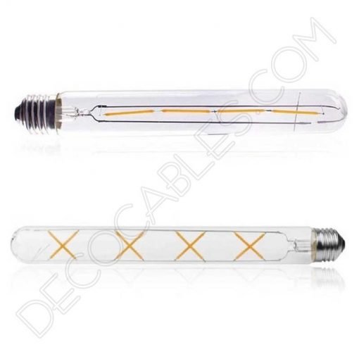 Bombilla filamento led tubular extra larga casquillo E27