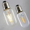 Bombilla filamento Led tubular E27 8 Bombilla tubular corta filamento led casquillo E27
