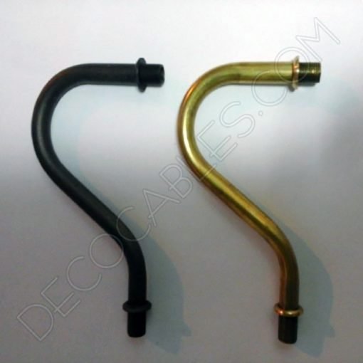 Brazo para lámpara colores anticuario y latón