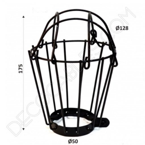 Jaula industrial para lámparas 8 Jaula industrial para lámparas colgantes