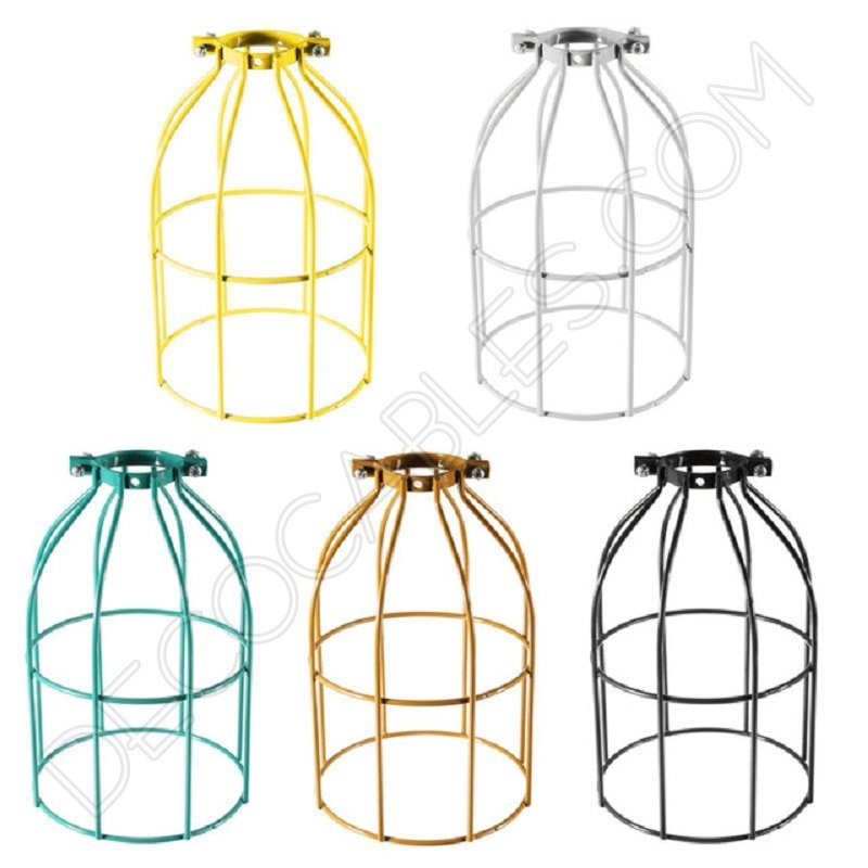 Jaula decorativa metálica para lámpara en varios colores Jaula decorativa metálica para lámpara en varios colores