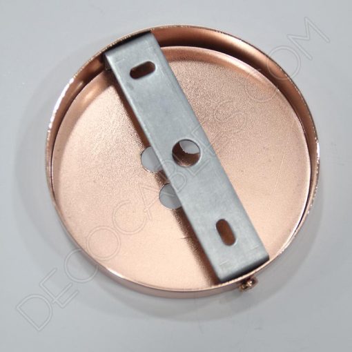 Pletina para sujeción de soporte de lámpara a techo 6 Soporte florón de techo para lámpara cobre de 4 salidas