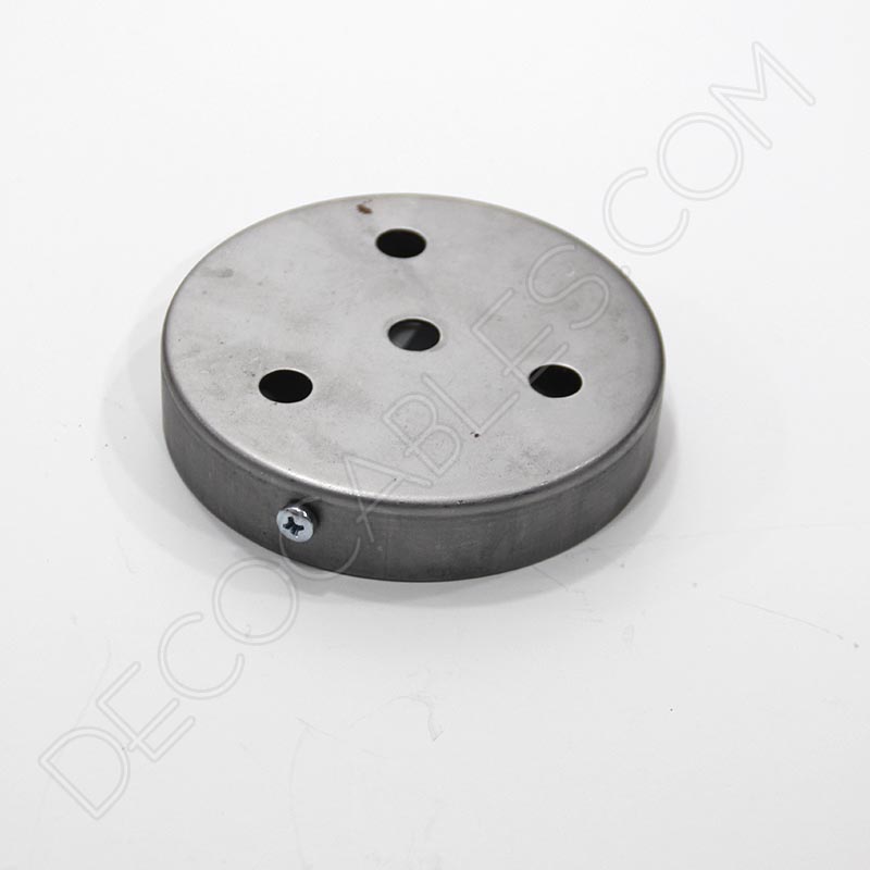 Soporte florón de techo para lámpara de 4 salidas acabado hierro para pintar Soporte florón de techo para lámpara de 4 salidas acabado hierro para pintar