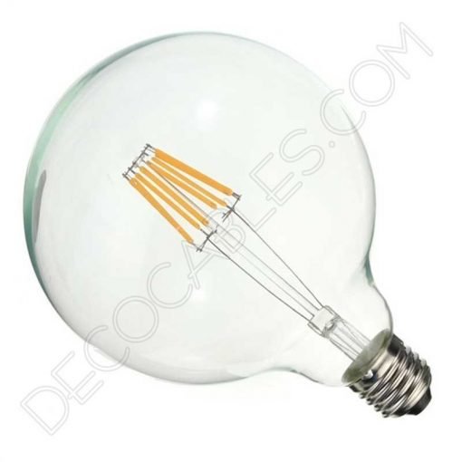 Bombilla filamento Led globo Ø95 5 Bombilla globo filamento led 6w casquillo E27