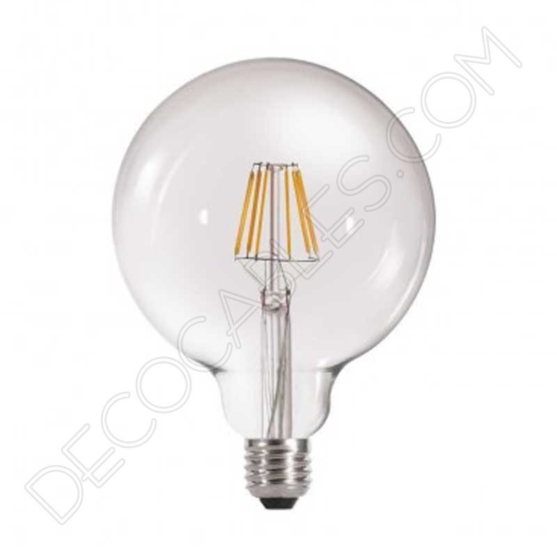 Bombilla globo filamento led 6w casquillo E27 Bombilla globo filamento led 6w casquillo E27