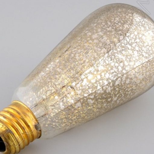 Bombilla Pebetero de filamento de carbono dorada modelo Marconi E27