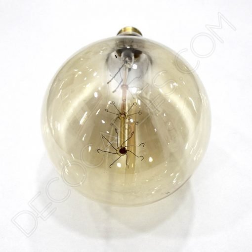 Bombilla Rústica de filamento de carbono rayada modelo Edison XXL E40