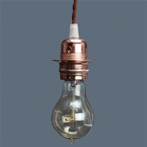 Portalámparas metálico para pantallas (varios colores) 4