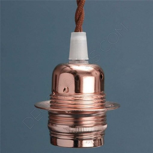 Portalámparas metálico para pantallas (varios colores) 3