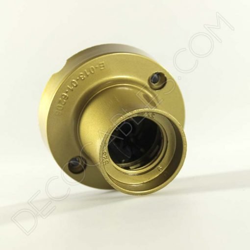 Portalámparas zócalo dorado de baquelita