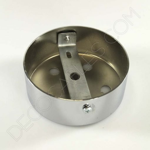 Soporte de techo para lámpara ancho 5, 6 y 8 orificios (cromo) 2 Soporte florón de techo para lámpara cromado 5 salidas