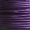 Cable textil eléctrico (Morado) 4 Cable eléctrico redondo de tela de color morado