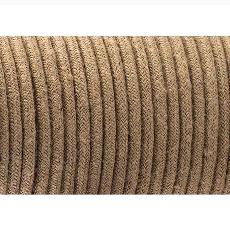 Cable eléctrico de cuerda de cáñamo redondo Cable eléctrico de cuerda de cáñamo redondo